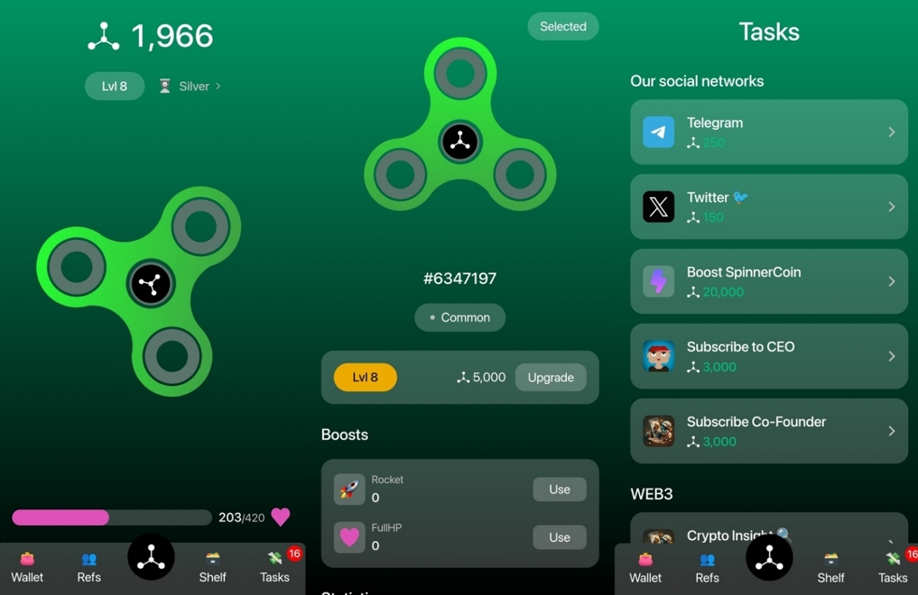 Spinner Coin тапалка