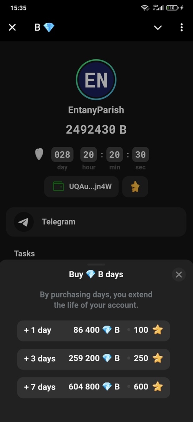 Приложение B Usersbot